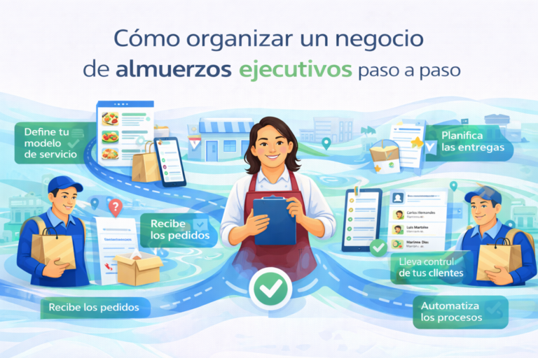 Cómo organizar un negocio de almuerzos ejecutivos paso a paso