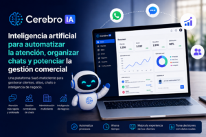 Lee más sobre el artículo Cerebro IA: inteligencia artificial para automatizar la atención, organizar chats y potenciar la gestión comercial