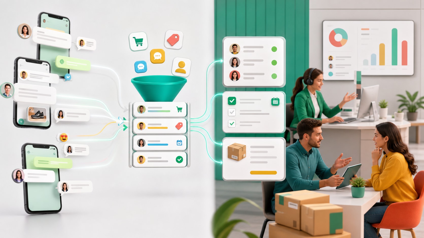 Lee más sobre el artículo WhatsApp Business integrado: de bandeja de mensajes a proceso comercial